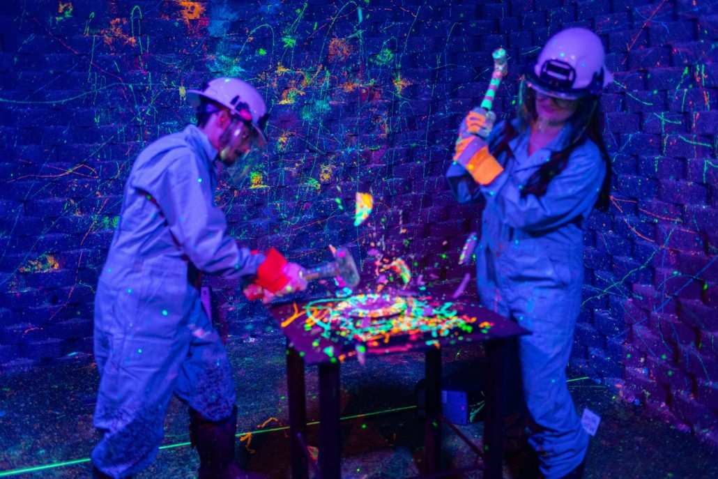 Rage room experience